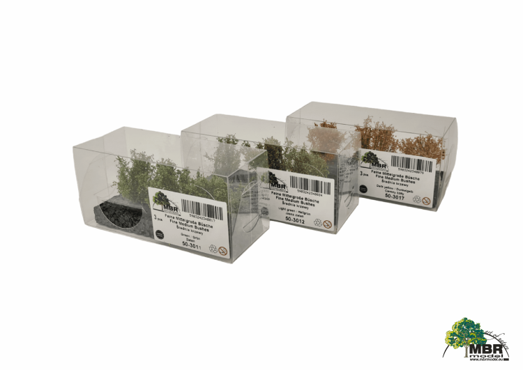 Mittelgroße Büsche orange