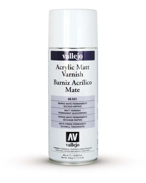 Vallejo Premium Varnish Spray Matte (400ml)