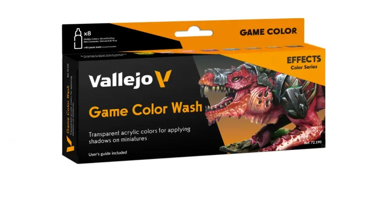 Game Wash – Set of 8 Colors