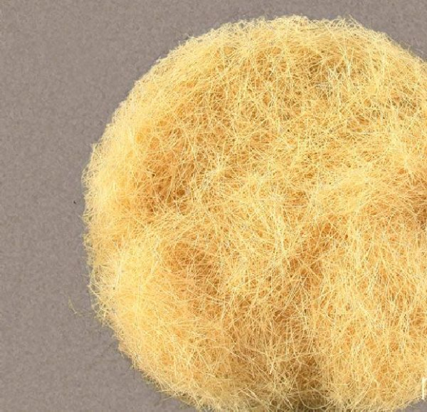 Grass flocking gold beige