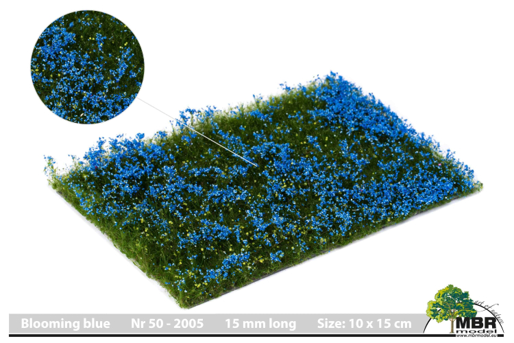 Blumen Blau blühend