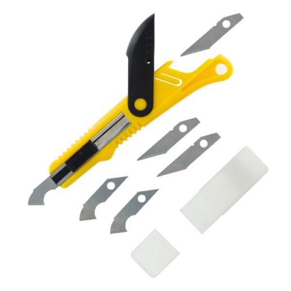 Vallejo Tool - Plastic Cutter Scriber Tool & 5 Spare Blades