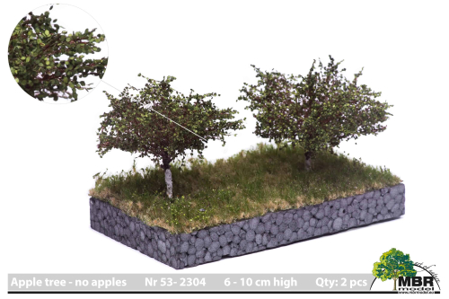 Apfelbaum (2 St.) ohne Apfel 7 cm
