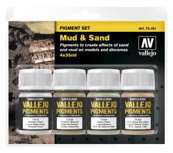 Vallejo Pigment Set "Mud & Sand"