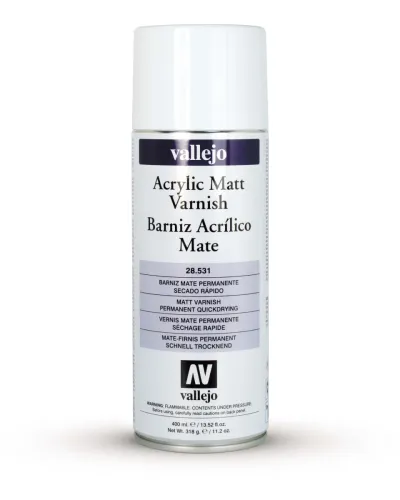 Vallejo Premium Varnish Spray Matte (400ml)