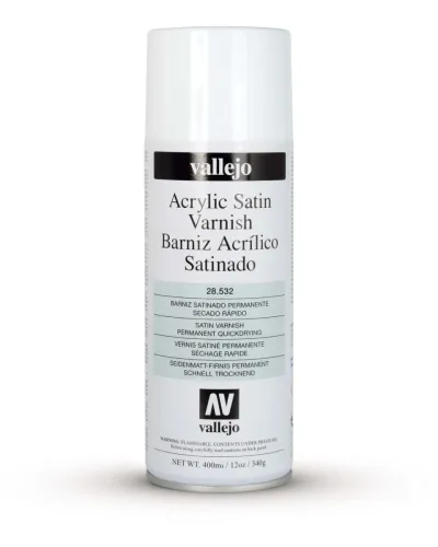 Vallejo Premium Varnish Spray Satin (400ml)